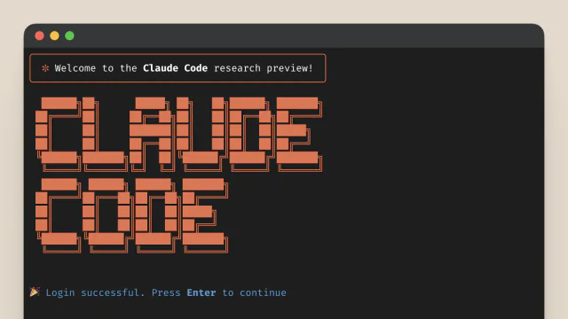 Claude Code running as a terminal coding agent