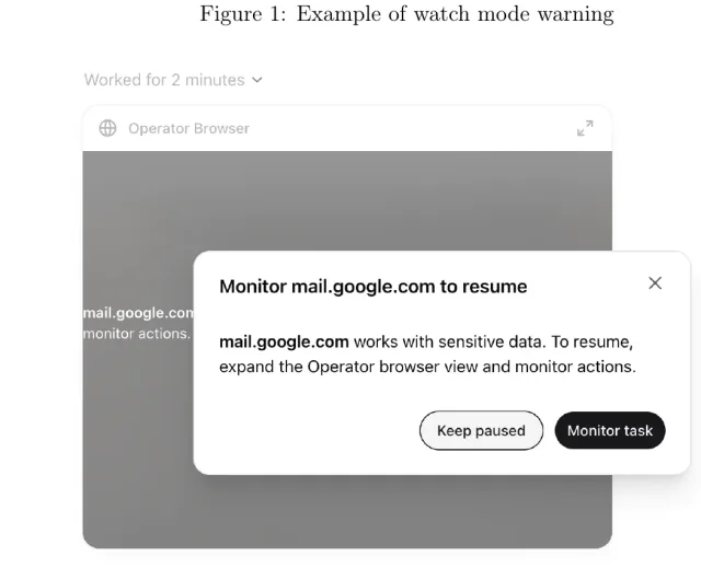 Operator working through a task in a visible browser