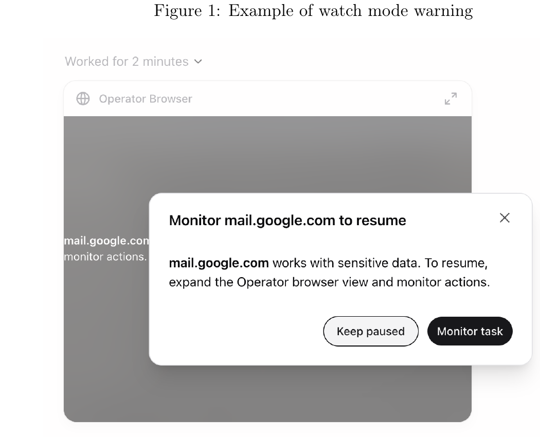 Operator working through a task in a visible browser